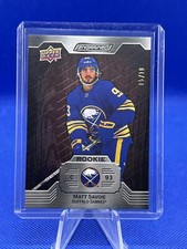Matt Savoie 2023-24 Engrained Rookie Mahogany /10 #152 Buffalo Sabres