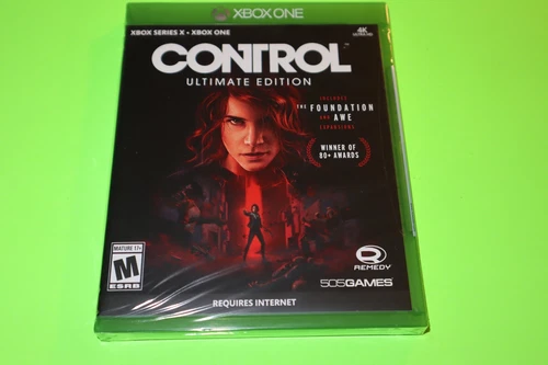 CONTROL: ULTIMATE EDITION FOR XBOX ONE & SERIES X BRAND NEW AND FACTORY SEALED!