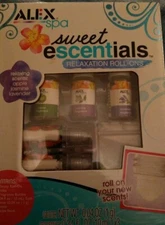 Sweet Essentials Make Your Own Fragrance Scents W/Roll Bottles NEW Alex Spa 