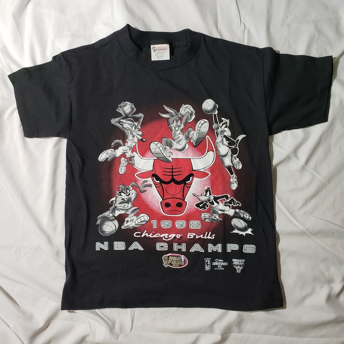 Looney Tunes Chicago Bulls スウェット Chicago Bulls Shirt Mens XXL Looney Tunes Bugs Bunny Taz