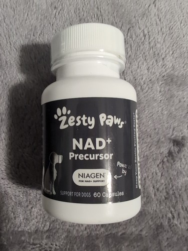 Zesty Paws NAD+ Precursor for Dogs Niagen for Healthy Aging 60 Caps + Pill Wraps - Picture 6 of 9