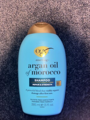 Ogx Renewing Argan Oil Of Morocco Shampoo, 13 Fl. Oz-Hydrating, Moisturizing NEW