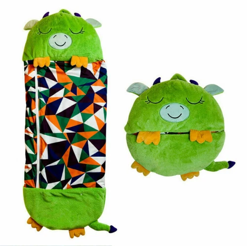 Sleeping Bag Happy Napping Napper Kid FUNNY Pillow Warm Camping Unicorn New - Picture 9 of 23