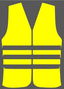 Détails Sur Sticker Gilet Jaune Gilet Jaune Route Securite Routiere Stickers Vynil Voiture