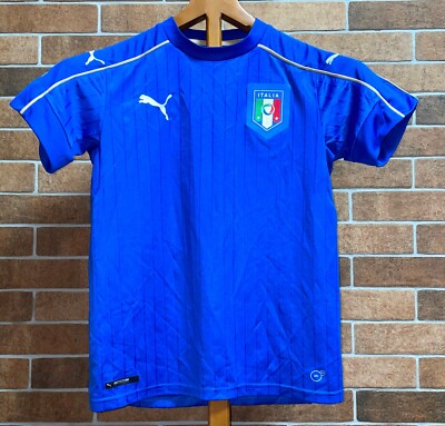 ITALY ITALIA NATIONAL TEAM 2016/2017 HOME SHIRT JERSEY PUMA SIZE XL YOUTH KIDS