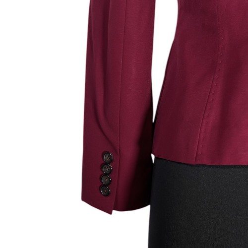Brooks Brothers Loro Piana Women's Blazer Red Wool Career Italian Suit Jacket 4 - Picture 10 of 11