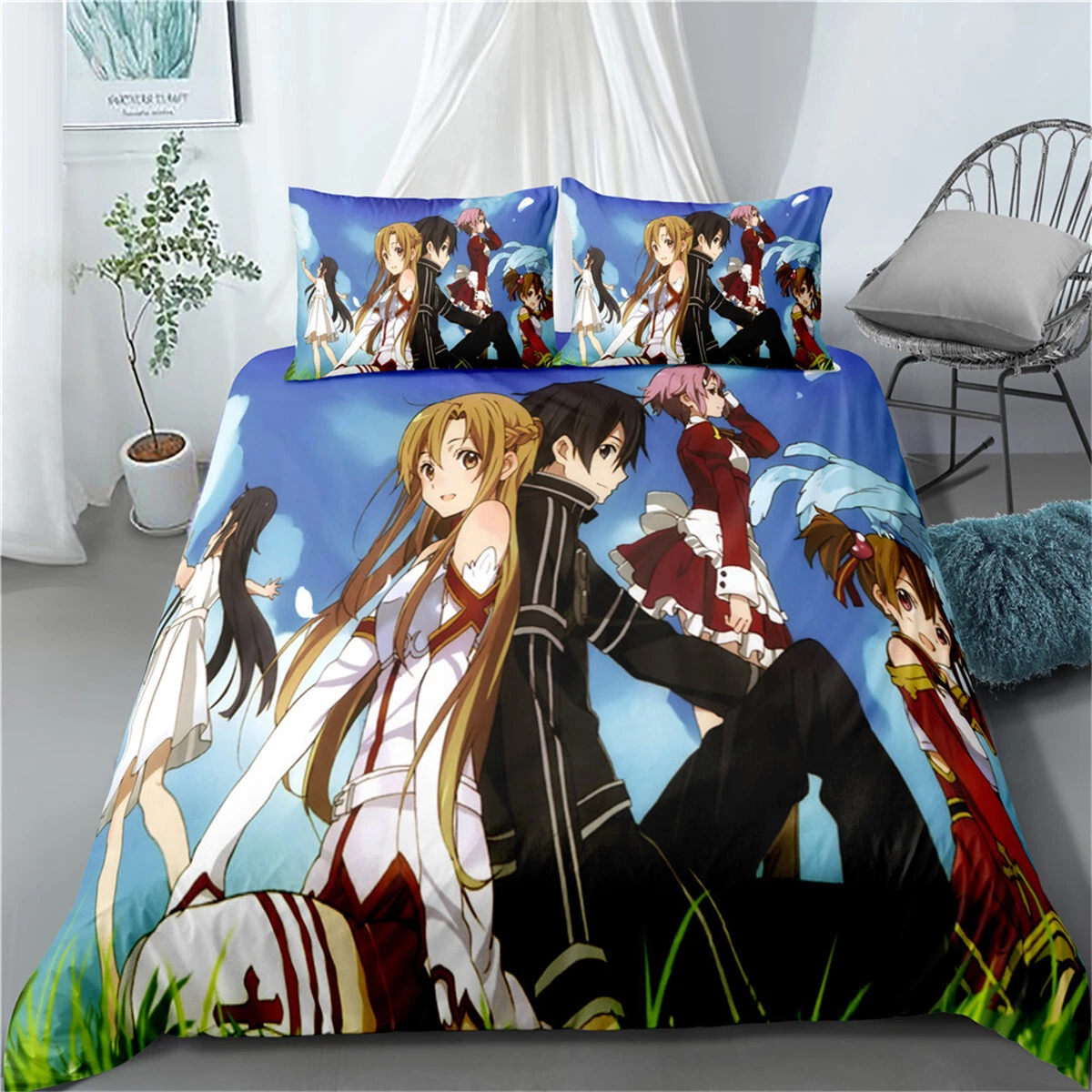 Sword Art Bedding Set, Bedroom Decoration