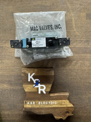 *NEW* MAC 92B-BAB-000-DM-DJAP-1DG Dual 120VAC Solenoid Pneumatic Valve Assembly