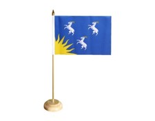 Tischflagge Großbritannien Merionethshire britische Tischfahne 15x22cm