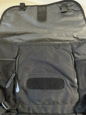 Vintage Nike Black Messenger Travel Shoulder Bag Cordura