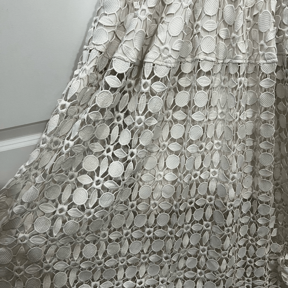 Nicholas White Tiered Lace Dress Size 2 US $695 | eBay