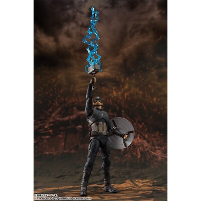 BANDAI S.H. Figuarts Captain America Final Battle – Avengers Endgame, Action Figure Ufficiale Con Accessori - 5