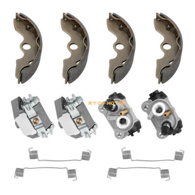 Front Brake Wheel Cylinder Shoes Adjusters Kit For Honda FourTrax 300