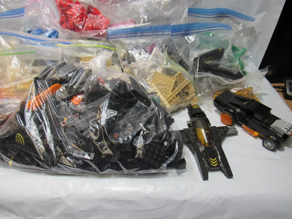 Lote Lego 9 lb con manuales Marvel Infinity Saga Mine Craft Lego City (Q33K) Foto 2 de 4