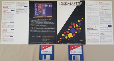 DiskMaster v1.4  1989 Progressive Peripherals & Software for Commodore Amiga
