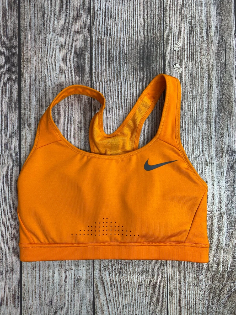 NEW Nike Dri-Fit Women's Athletic Basketball Sports Bra Orange Racerback