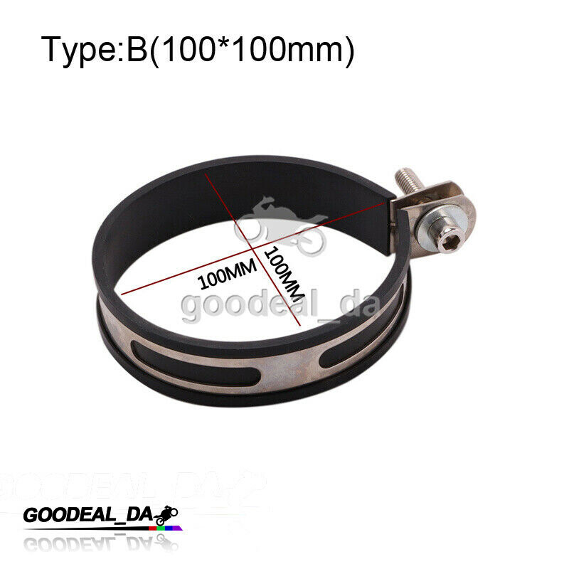 Motorcycle Exhaust Muffler Mounting Clamp Hanger Hang Strap Bracket