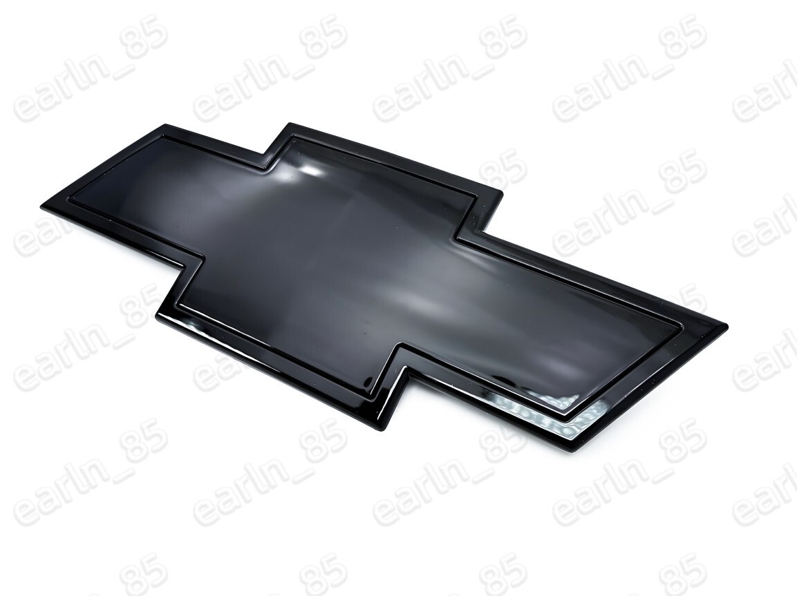 Front Bowtie Emblem Gold Black 2007-13 Silverado 1500 & 2007-2010 - Foto 4