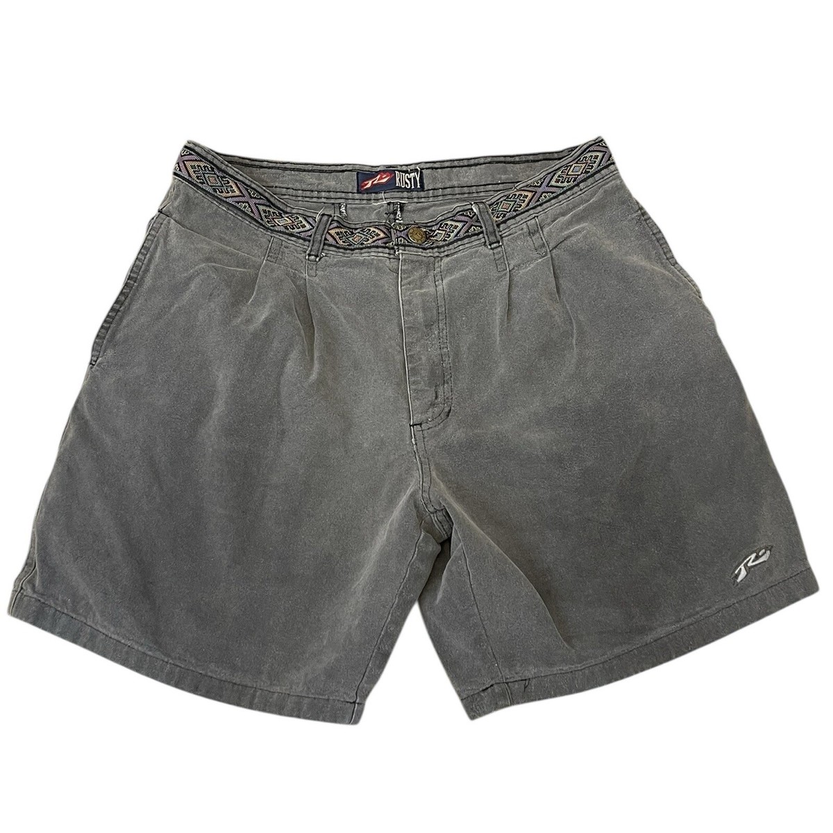 Vintage Rusty Skate Surf Shorts 90s | eBay