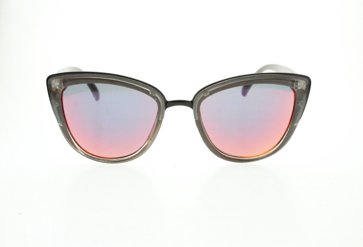 Quay Australia My Girl 4.3 Sunglasses Cat Eye Gray Mirror 