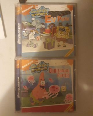 RARE Lot of 2 - SpongeBob SquarePants VCDs (Turkey Imports)