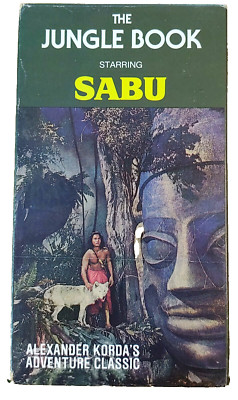 ''THE JUNGLE BOOK''  VHS MOVIE 1942. SABU, JOSEPH CALLEIA, ROSEMARY DECAMP  VG!!!!
