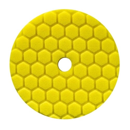 Chemical Guys Machine Polisher Pad - Hex Logic Quantum Pad YELLOW 5"" - SINGLE