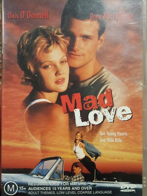 MAD LOVE RARE DVD TEEN ROMANCE RUN-AWAY CHRIS O'DONNELL & DREW BARRYMORE FILM R4