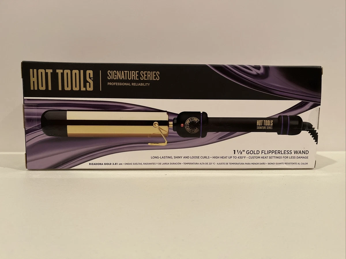 Hot tools flipperless curling wand 1 inch cheap