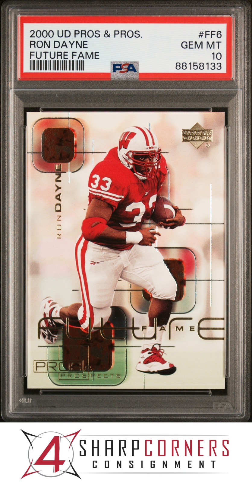Ron Dayne Upper Deck Pros & Prospects Future Fame #FF6 Base