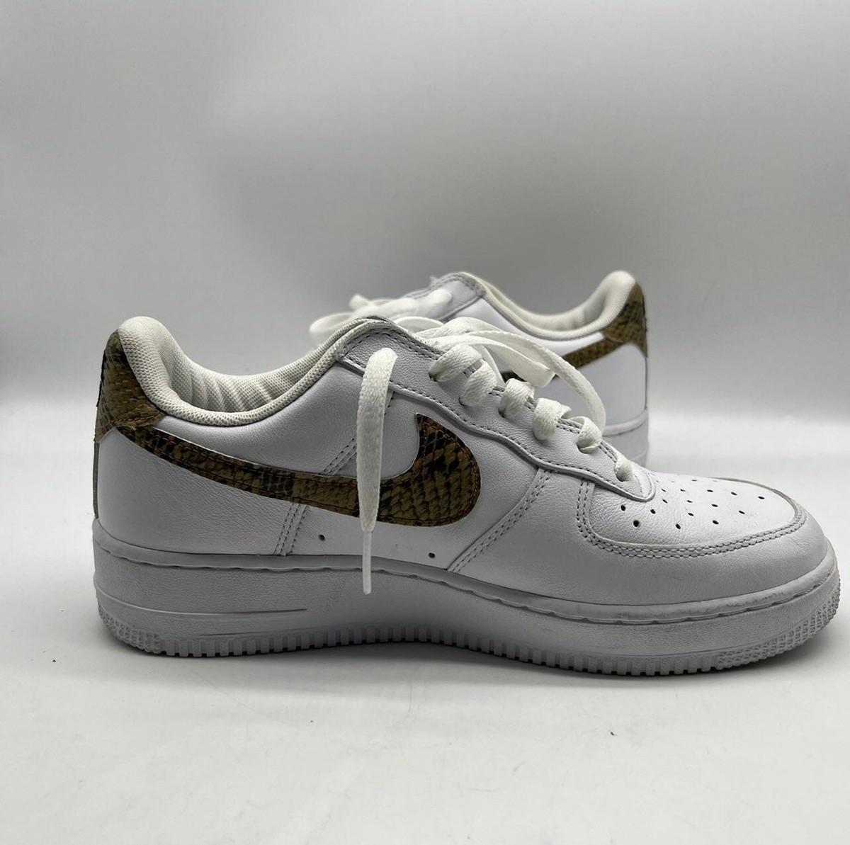 Size 7- Nike Air Force 1 Low Retro Ivory Snake 2019 | eBay
