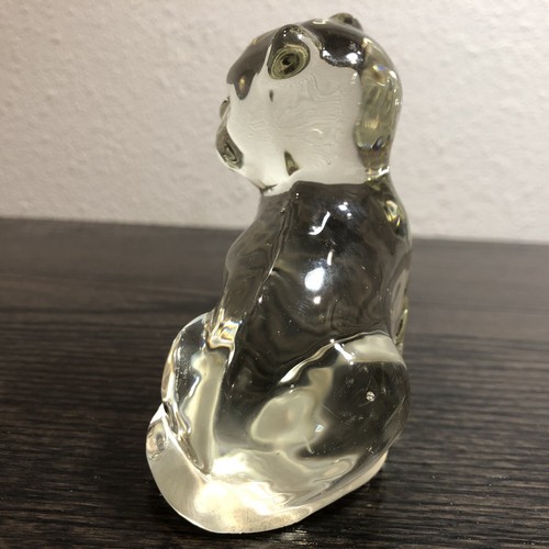 Cat Glass Figurine Action International LTD Paperweight Crystal Clear - Picture 7 of 12
