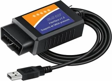 FORScan ELM327 Software OBD2 Scanner Adapter USB Diagnostic Tool Cable for Ford