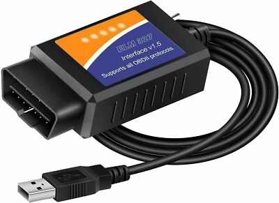 2026 FORScan ELM327 OBD2 Scanner Adapter USB Diagnostic Tool Cable for Ford US