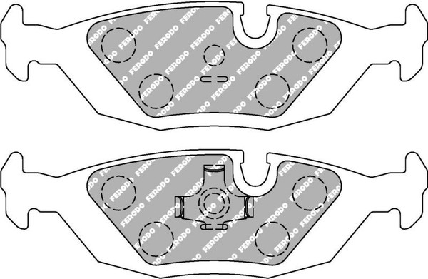 Ferodo Racing Bremsbelagsatz, Scheibenbremse FCP296H FüR Alpina BMW-image