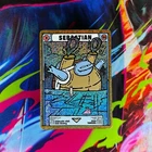 Pokkedo v5 Sebastian (Blastoise) Shiny & FA Holo Combo Pokemon Custom Fan Lot