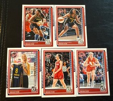 2025 Donruss WNBA 5 Card Indiana Fever Lot Caitlin Clark Boston Hull Cunningham