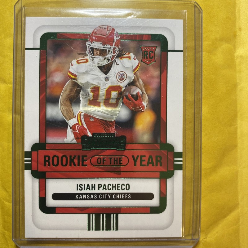 Rookie of the Year Contenders Emerald  -  Isiah Pacheco (RC) PWE 