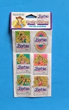 Vintage Barbie Puffy Stickers 1990