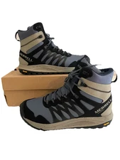 Merrell Mens Nova Sneaker Waterproof Size 9.5 Hiking Boots Stonewash J066931 NIB