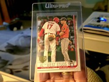 2019 Topps Series 1 Shohei Ohtani  & Alex Bregman Gold Stamp AL Studs /150 Years