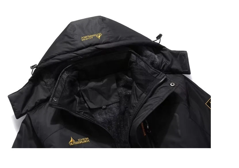 Winterjacke Softshell Skijacke wasserdicht Regenjacke Schneejacke Funktionsjacke - Bild 3 von 4