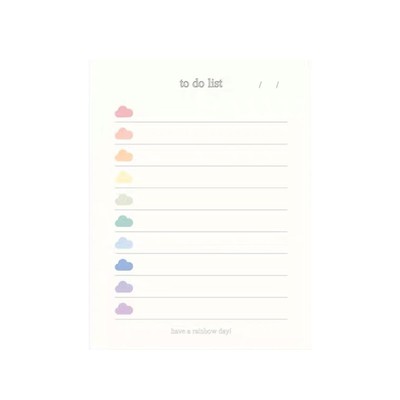 Mini To-do-list Pad Pocket Daily Planner Small Notes Papers for Student Children