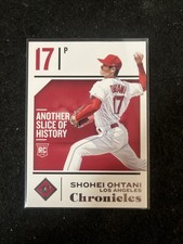 2018 Panini Chronicles - Shohei Ohtani #1 (RC) Another Slice Of History Rookie