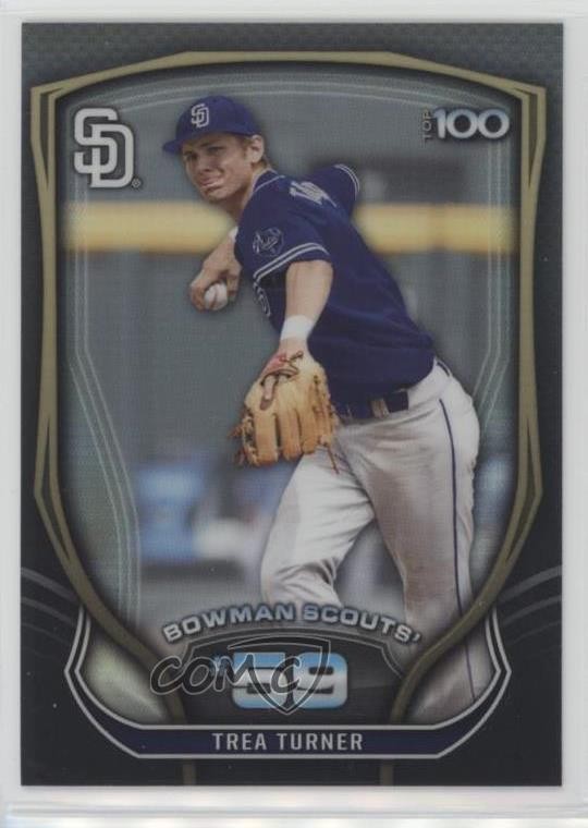 2015 Bowman Scouts' Top 100 Trea Turner #BTP-59 2f9