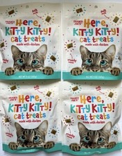 4 Packs Trader Joes Here, Kitty Kitty Cat Treats Best 5 oz Each New