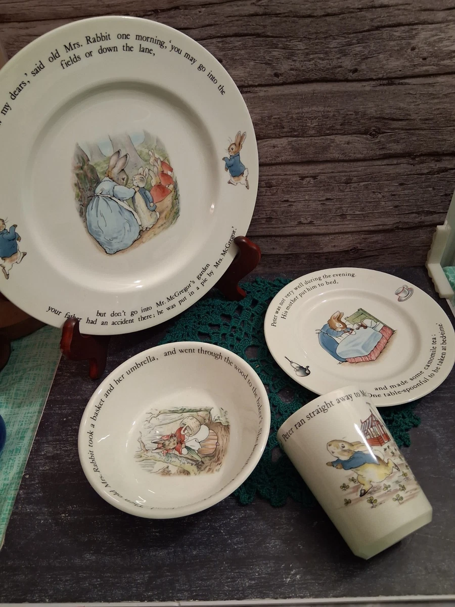 Preços baixos em Wedgewood Peter Rabbit Conjunto Indiana Wedgwood