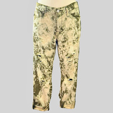 Bleach splattered jeans