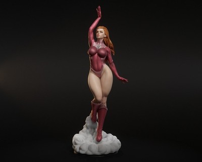 Atom Eve Invincible  1/6 Resin Garage Kit  Superheroine Display Model Unpainted