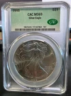 1998 American Silver Eagle - CAC Graded MS69 !!